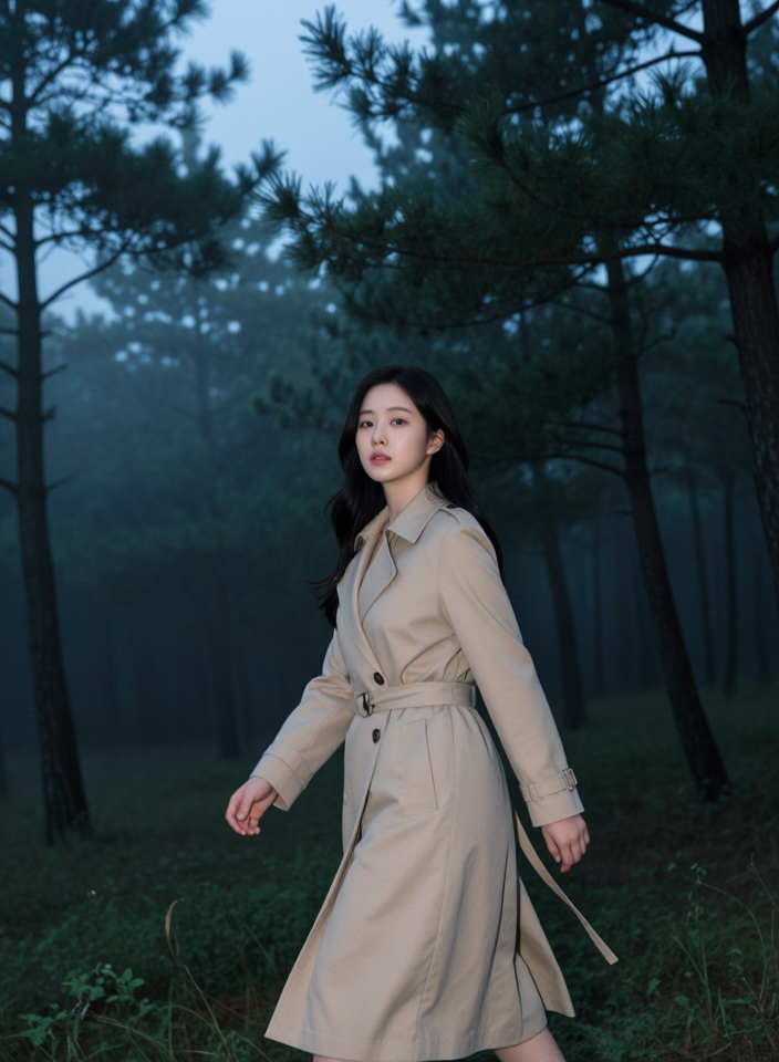 안개 속의 산책로